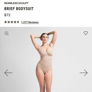 Skims Seamless Sculpt Thong Bodysuit